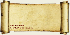 Jesenka Kovandžić vizit kartica